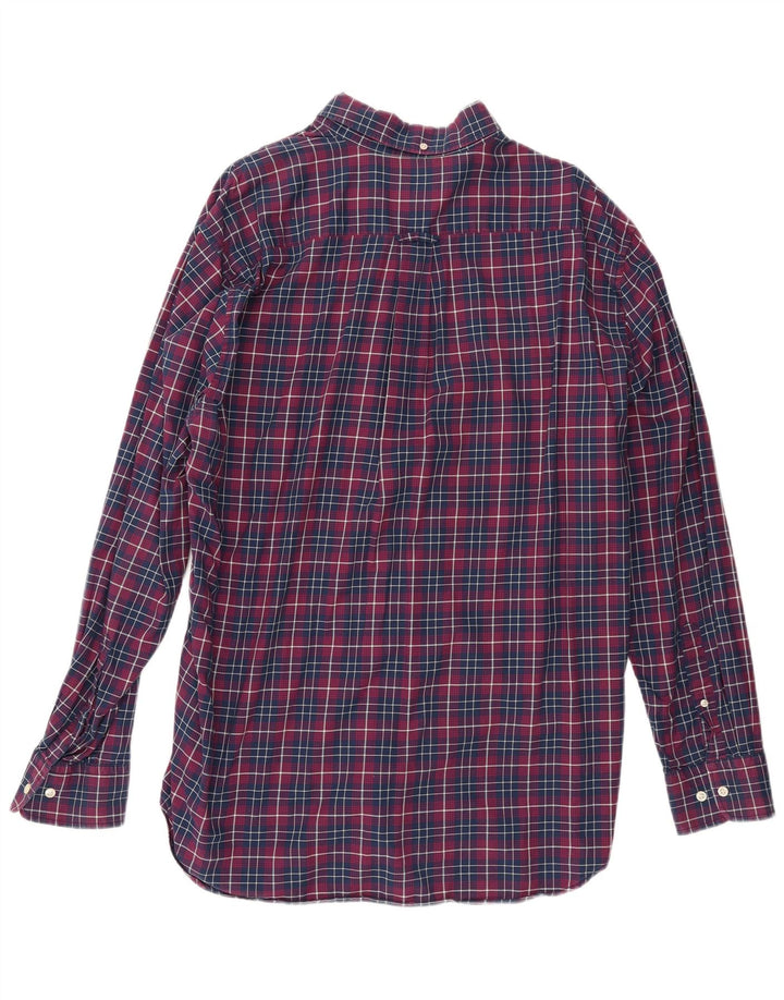GANT Chemise Regular Fit XL Bleu Marine à Carreaux Coton Homme