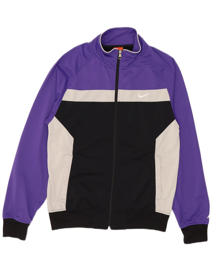 Nike Veste de survêtement pour homme Petit Violet Colorblock Polyester