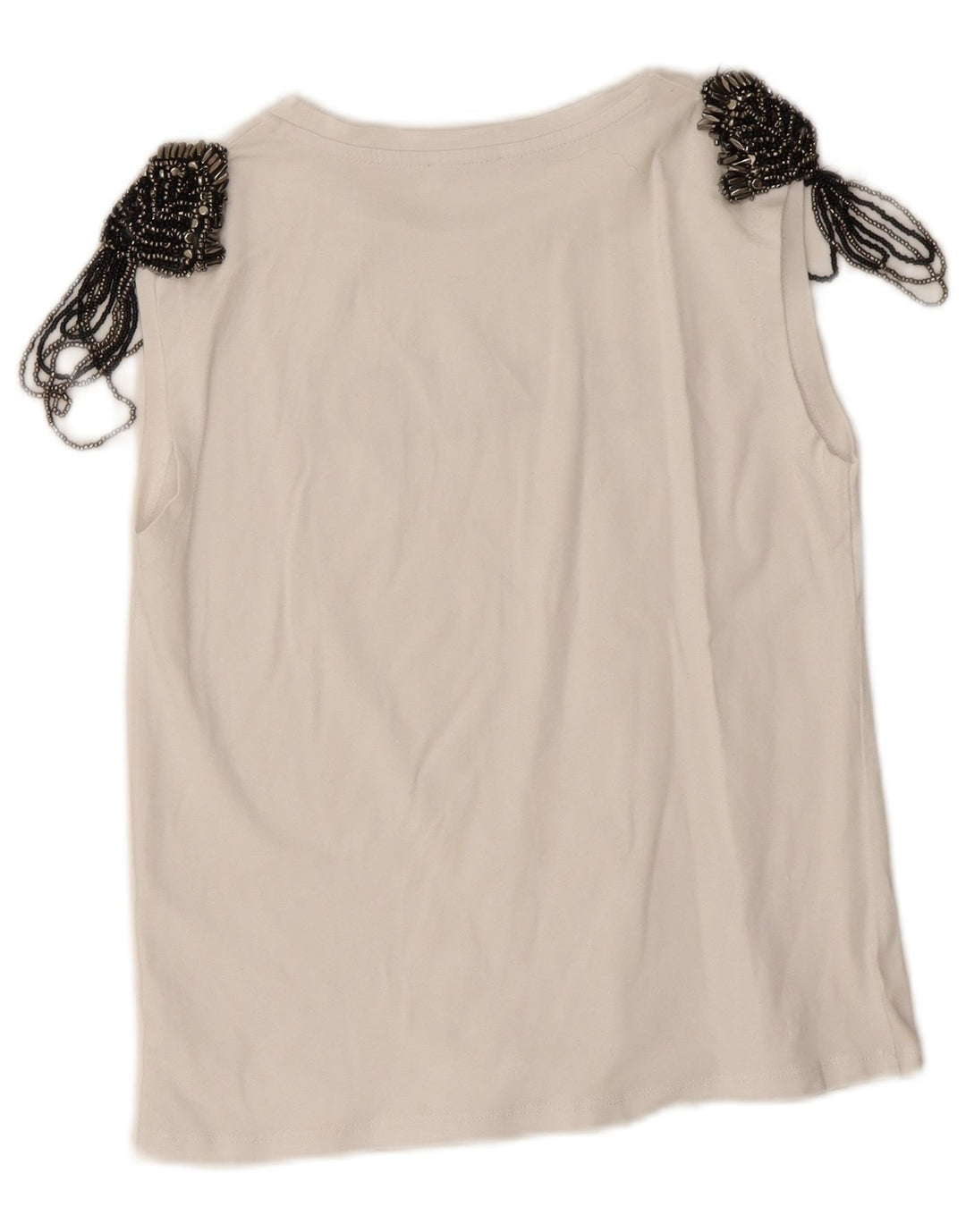 Gaudi Womens Graphic Débardeur UK 10 Petit Blanc