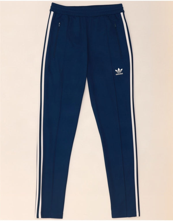 Adidas Pantalon de survêtement pour homme XS en coton bleu marine