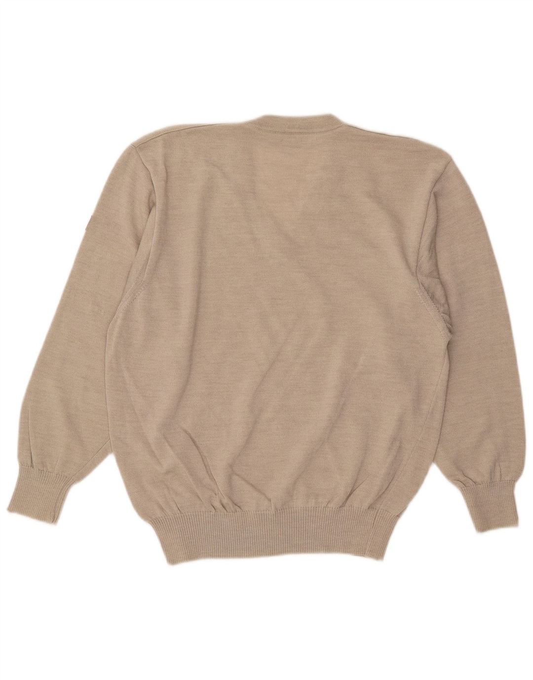 Marz Pull Col V Homme IT 48 Laine Beige Moyen