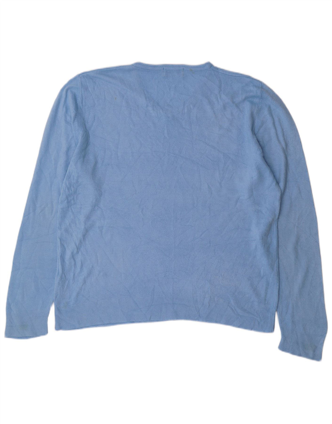Marks & Spencer Pull à col en V Blue Harbour pour hommes, grand acrylique