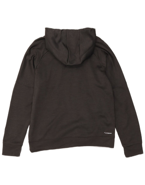 Adidas Climawarm Graphic Sweat à capuche pour femme UK 16/18 Grand Noir