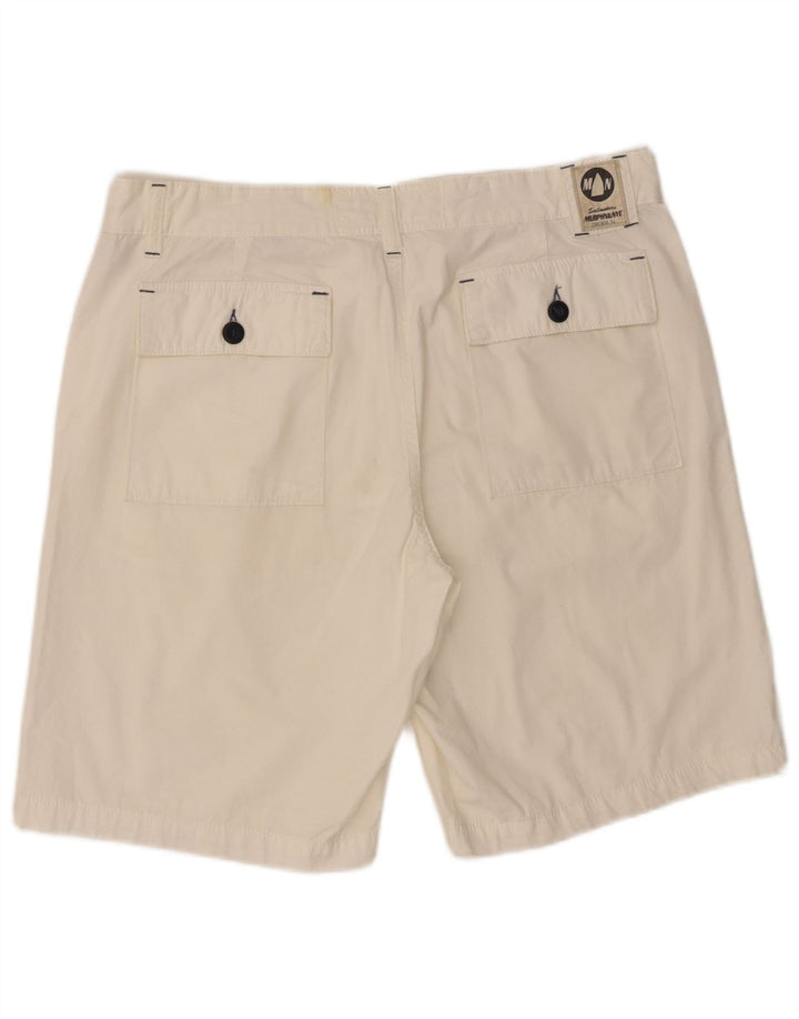 Murphy & Nye Short Chino Homme W36 Grand Coton Blanc