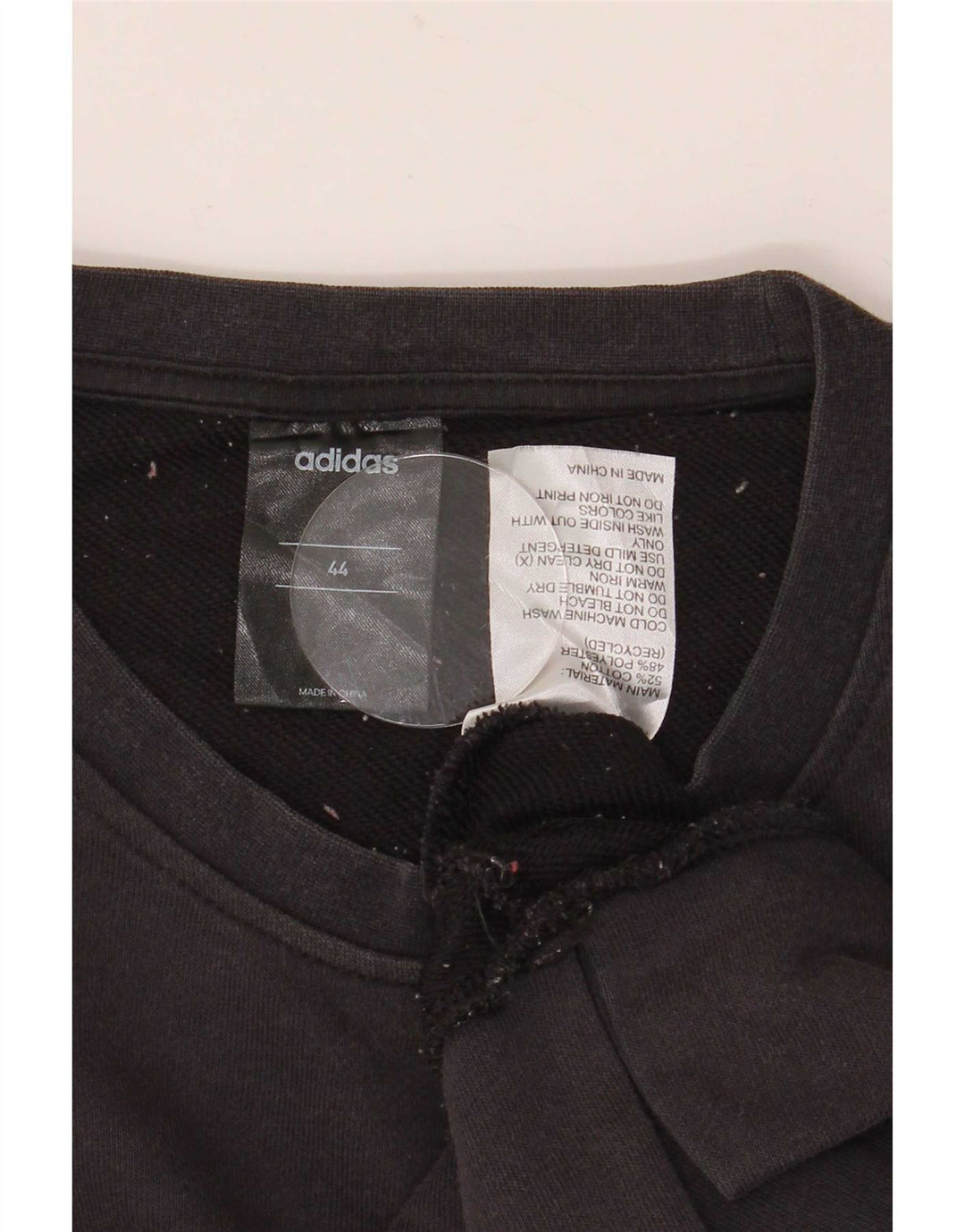 Adidas Climalite Graphic Sweatshirt Jumper IT 44 Coton Noir Moyen