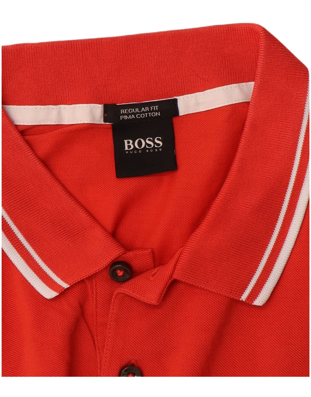 Hugo Boss Polo Regular Fit Coton Rouge Moyen Homme