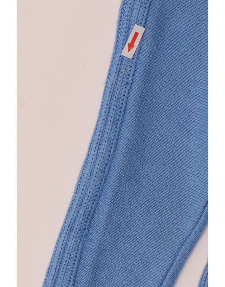 Tommy Hilfiger Pull surdimensionné à col zippé pour femme UK 10 Petit Bleu