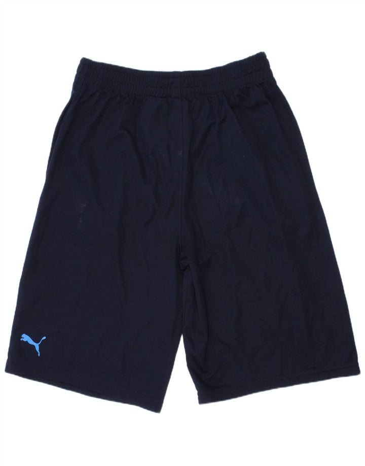 Puma Short de Sport Graphique Garçon 13-14 Ans Grand Bleu Marine Polyester