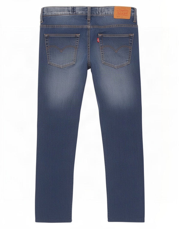 Levi's Jean Slim 511 Garçon 15-16 ans W28 L27 Bleu Coton