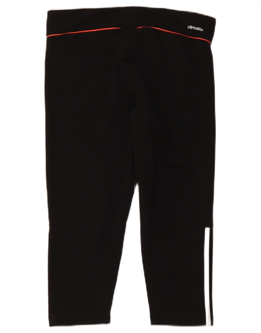 Adidas Femmes Climalite Capri Leggings UK 12/14 Moyen Noir Polyester