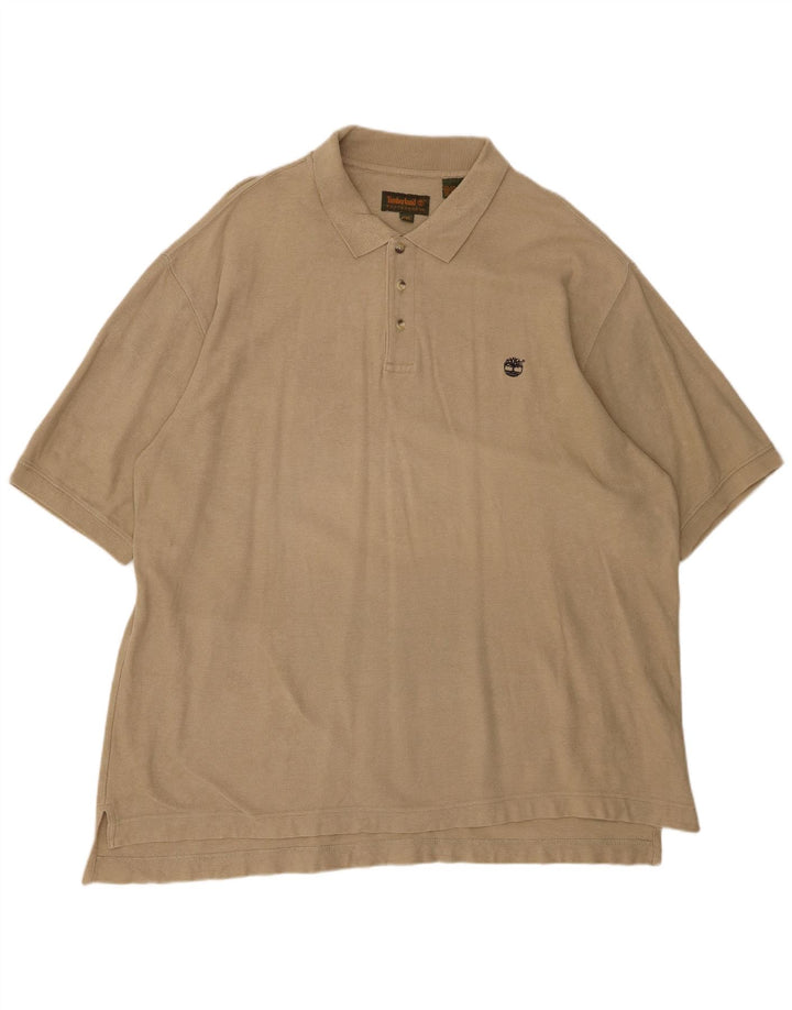 TIMBERLAND Polo Homme 2XL Beige Coton