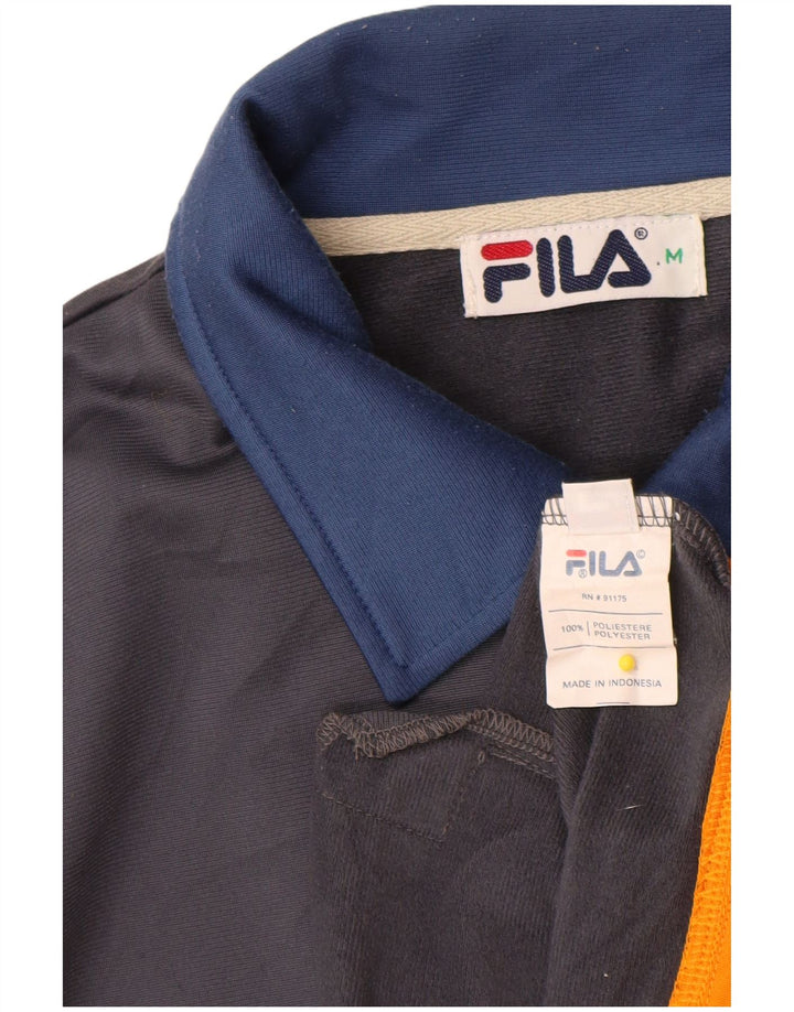 Fila Veste de Survêtement Homme Bleu Marine Moyen Polyester Colorblock