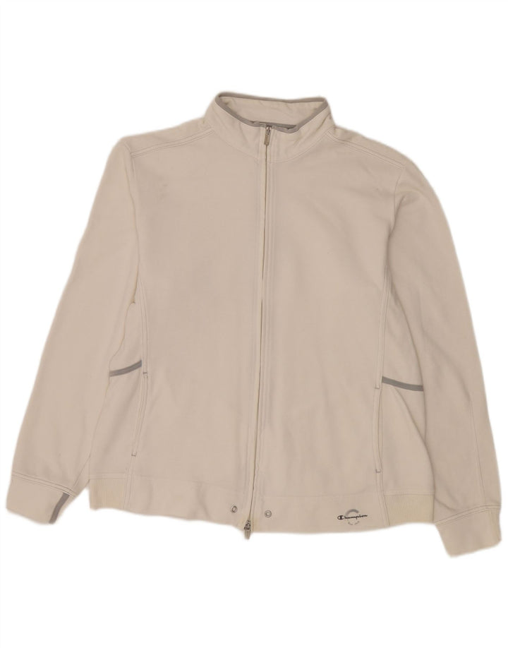 Champion Veste de survêtement Easy Fit pour homme XL en coton blanc