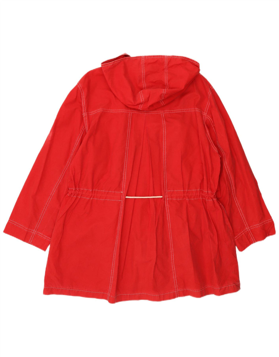 MASH Veste utilitaire à capuche surdimensionnée pour femme UK 14 Coton rouge moyen
