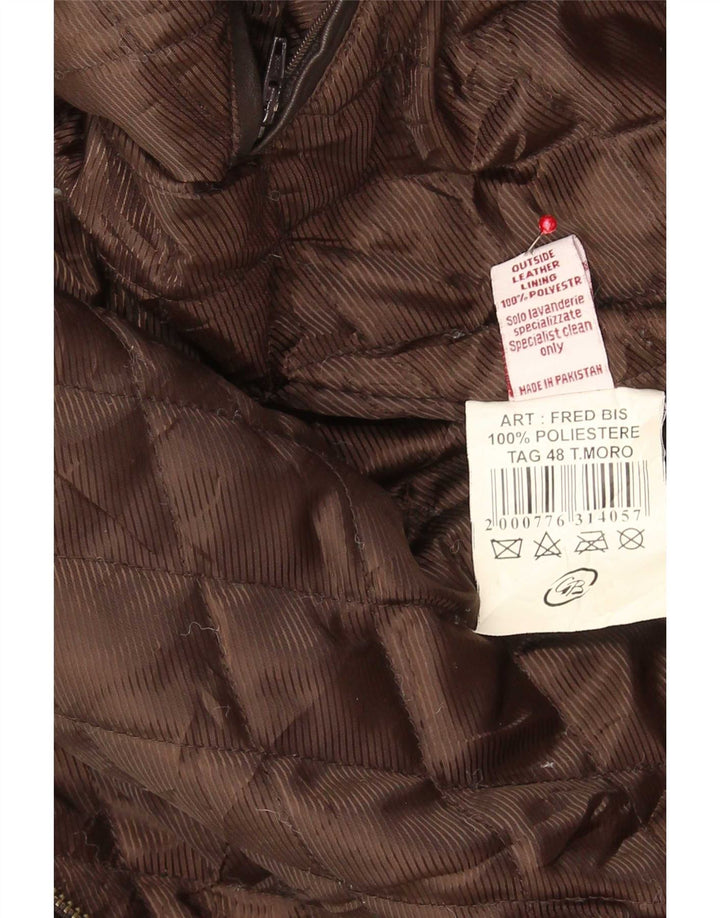On Spirit Veste en Cuir Homme IT 48 Marron Moyen