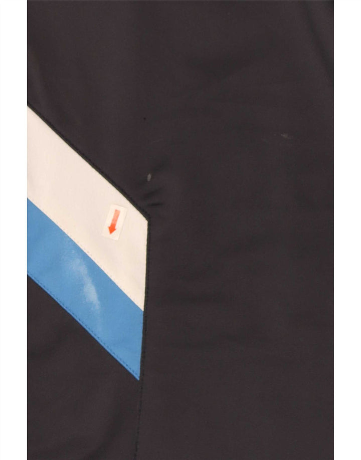 Kappa Pantalon De Survêtement Homme Noir Moyen Polyester Colorblock