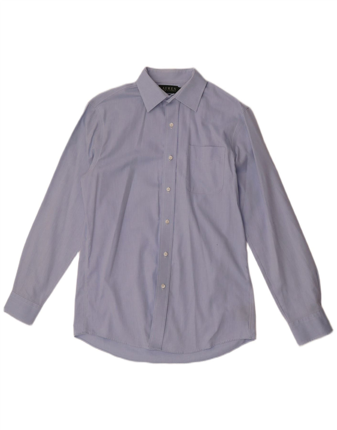 Ralph Lauren Chemise ajustée pour homme Taille 15 1/2 39 Coton bleu moyen