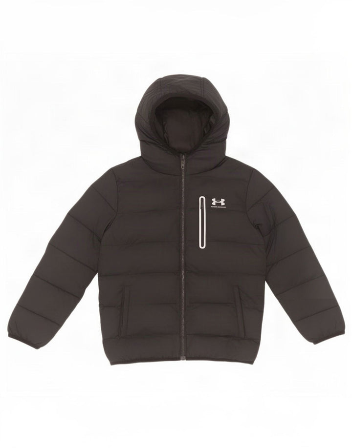 Under Armour Veste matelassée à capuche garçon 10-11 ans Noir Polyamide