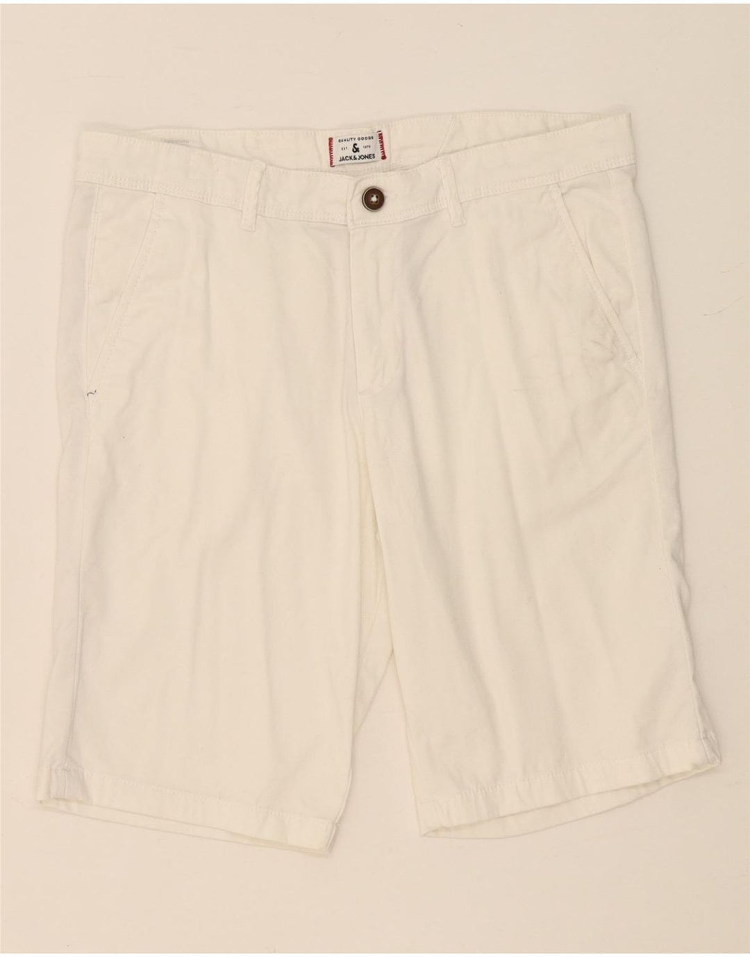 JACK & JONES Short Chino Homme Medium W32 Blanc