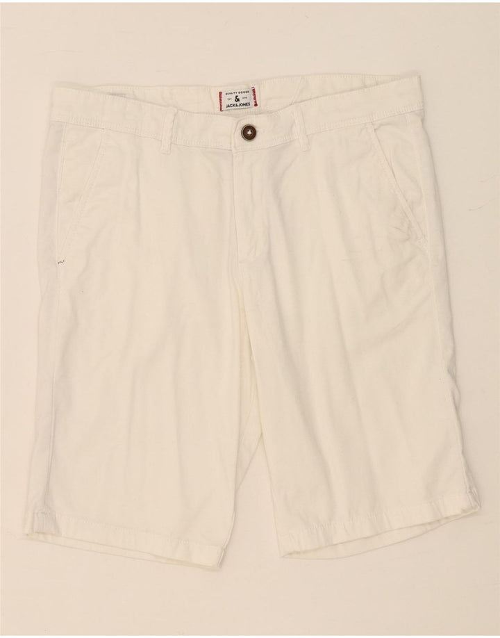 JACK & JONES Short Chino Homme Medium W32 Blanc