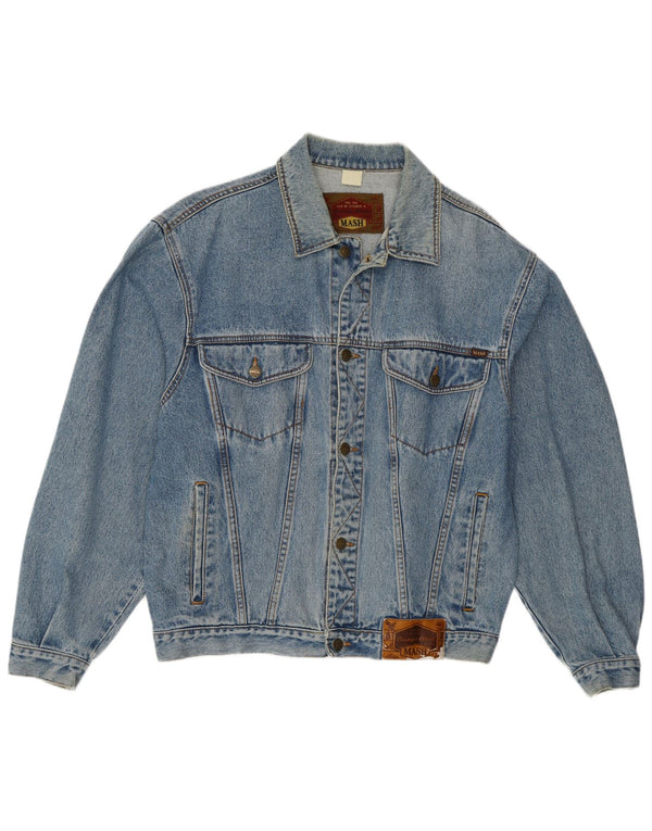 MASH Veste en jean pour homme UK 42 XL Bleu
