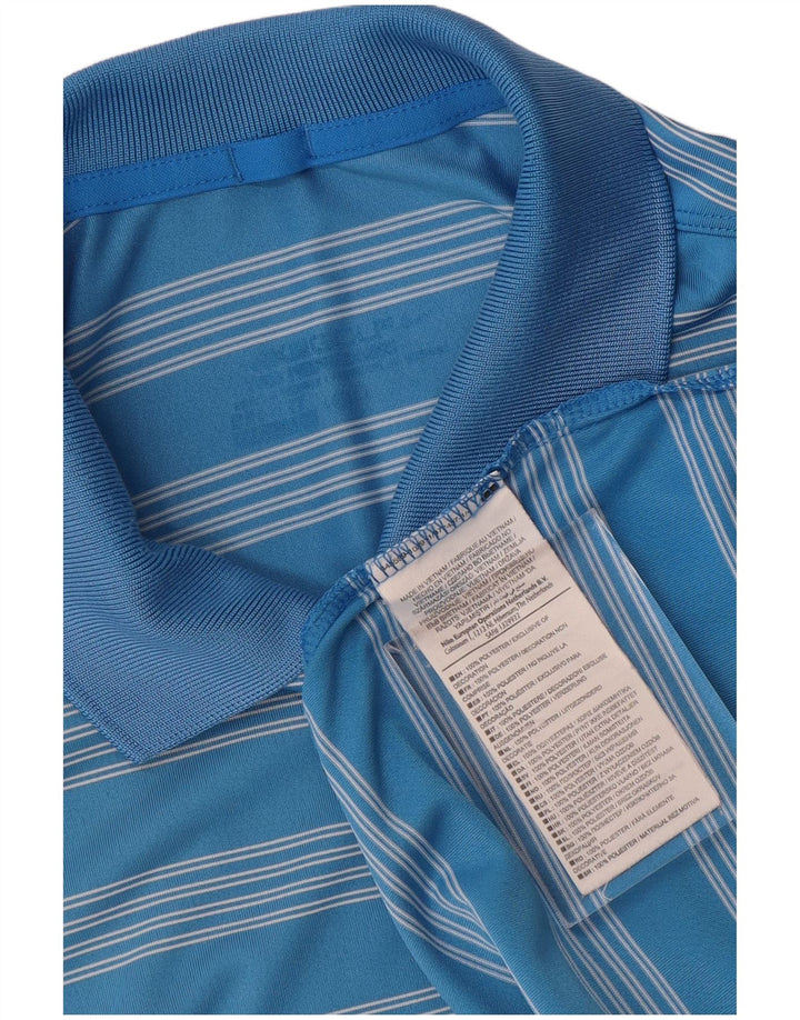 Polo Nike Homme XL Bleu Rayé Polyester