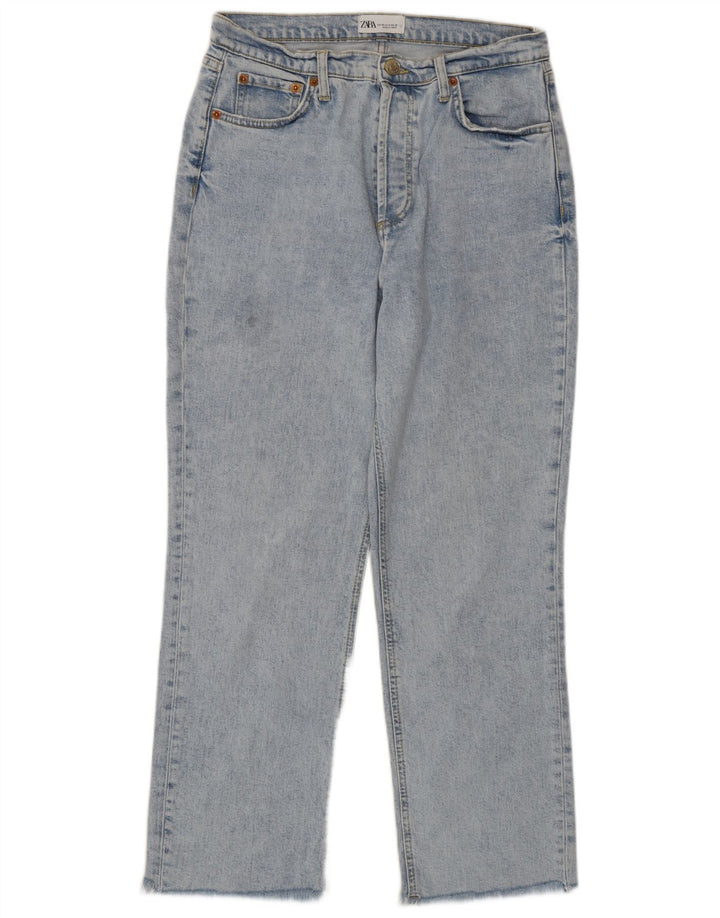 Zara Jean droit pour femme EU 40 Medium W30 L26 Bleu