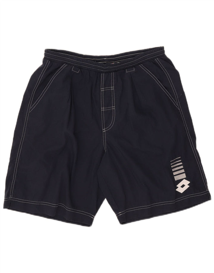Lotto Short de Bain Homme UK 40/42 Large Bleu Marine Polyester