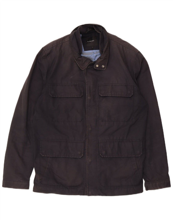 Marks & Spencer Veste utilitaire autographe pour homme UK 40 Grand coton bleu marine