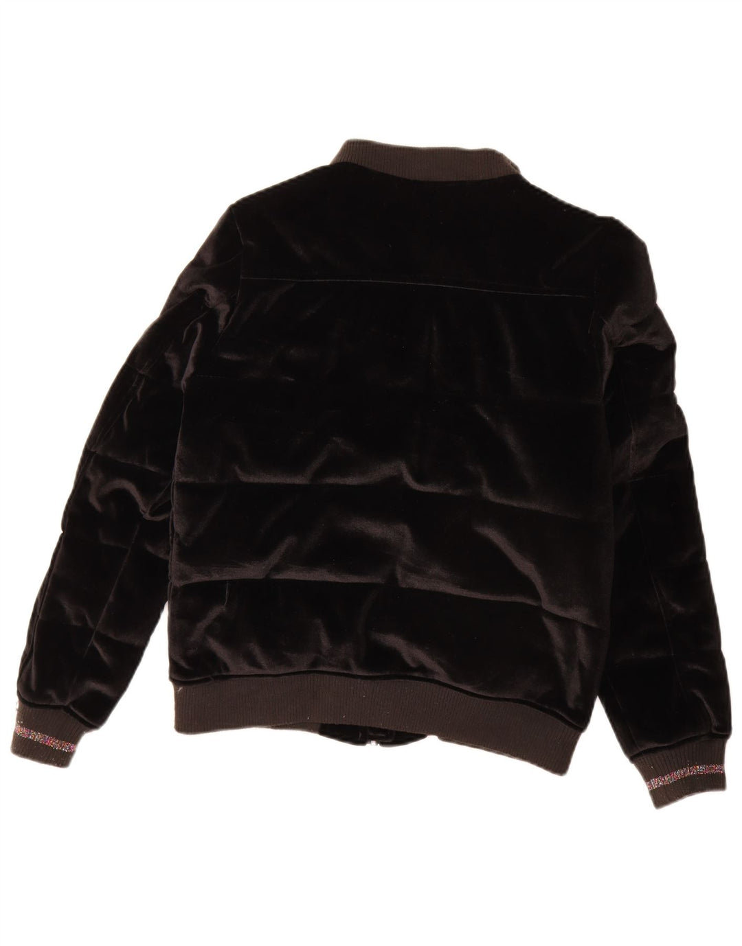 Superior Veste matelassée en velours pour fille 13-14 ans Noir Polyester