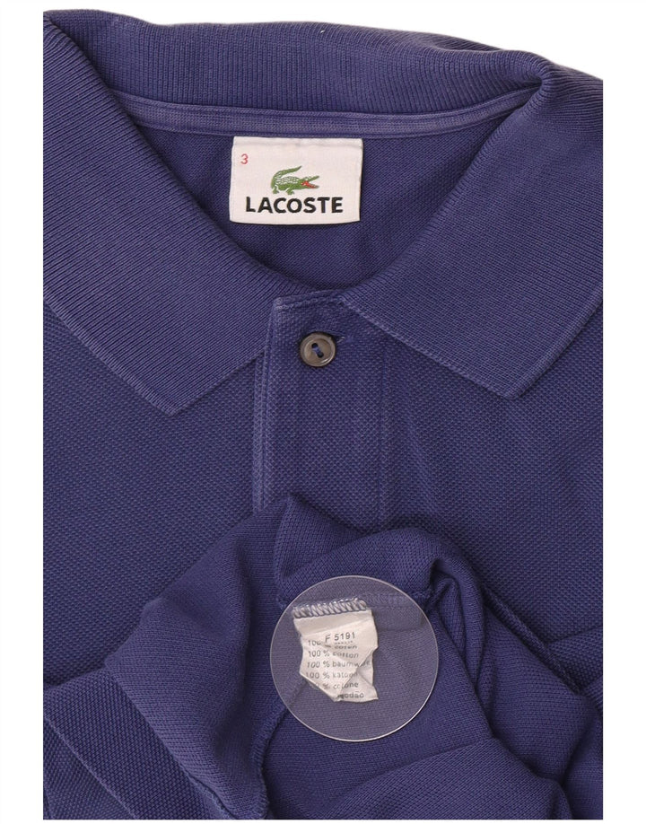 Lacoste Polo Homme Taille 3 Coton Bleu Marine Moyen