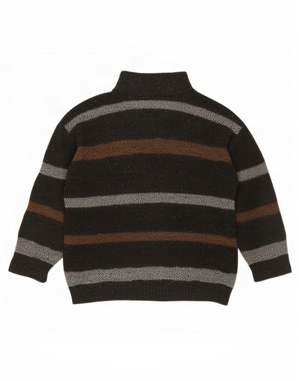 Nouveau Fast Homme By C&A Pull Col Zippé XL Gris Rayé Acrylique