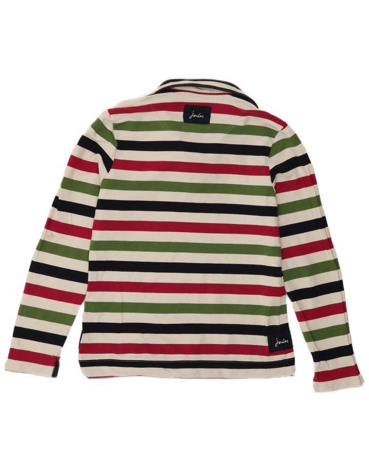 Joules Sweatshirt Jumper UK 12 Medium Multicolore Rayé Femme