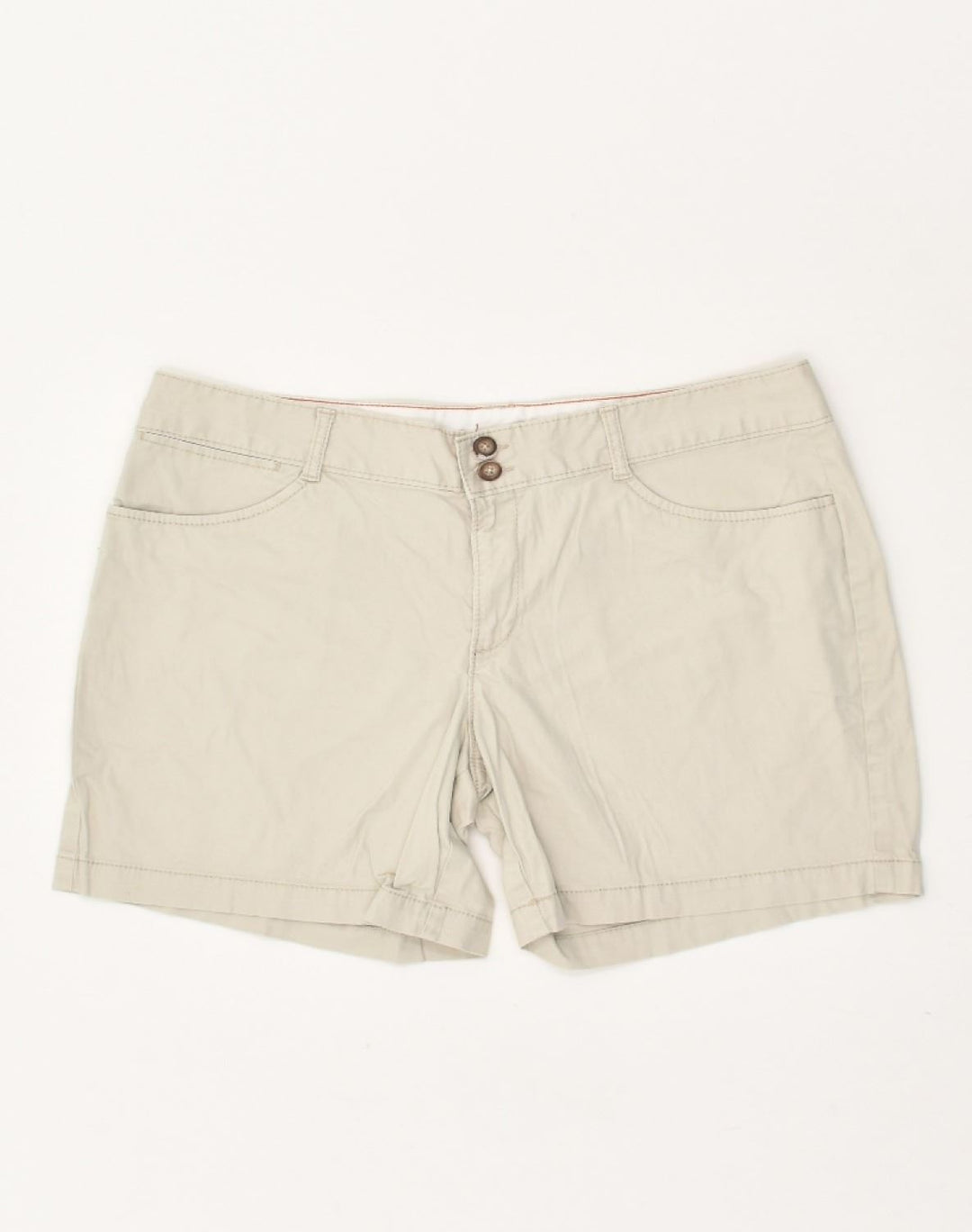 DOCKERS Womens Casual Shorts US 12 Large W32  Beige Cotton | Vintage Dockers | Thrift | Second-Hand Dockers | Used Clothing | Messina Hembry 