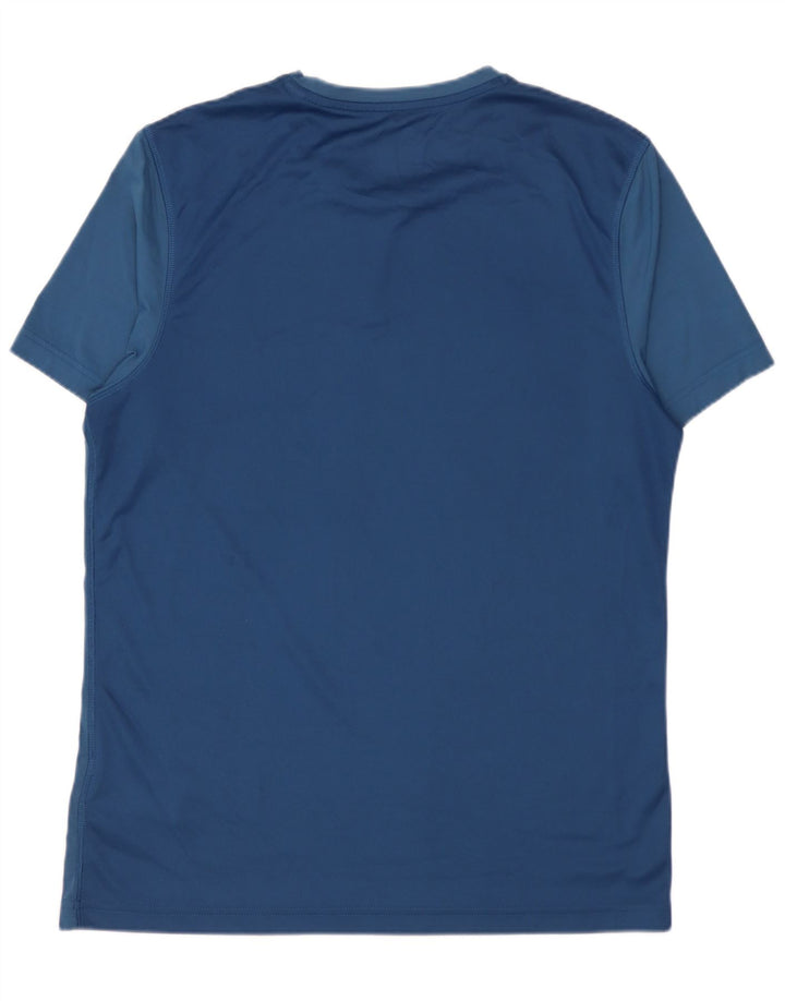 Reebok Tee-Shirt Top Homme Bleu Moyen Nylon