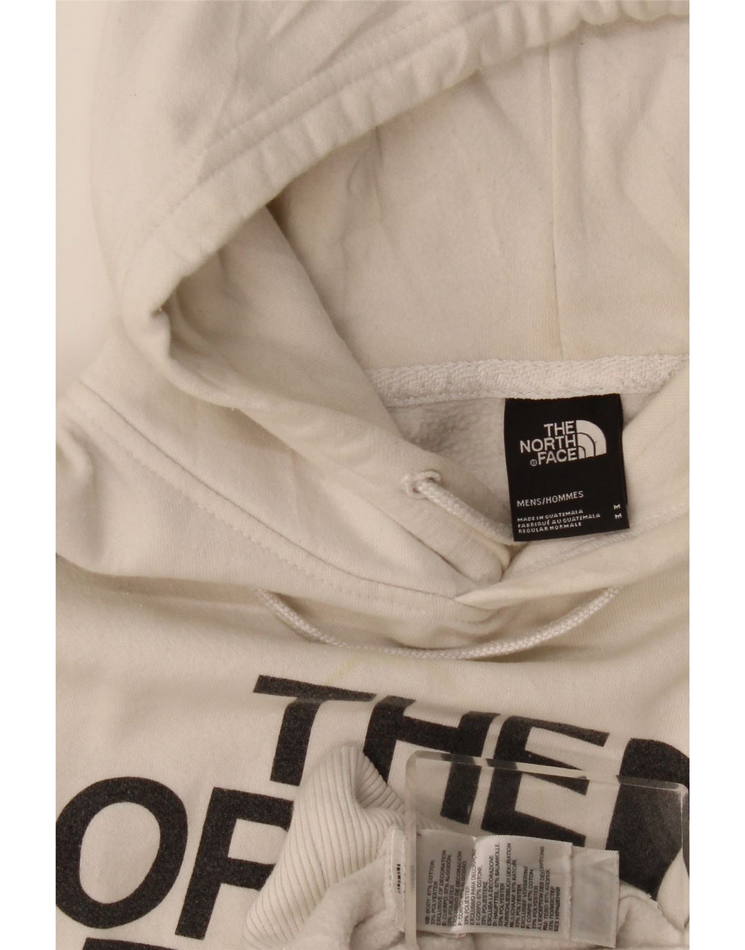 The North Face Pull à capuche graphique pour homme en coton blanc moyen