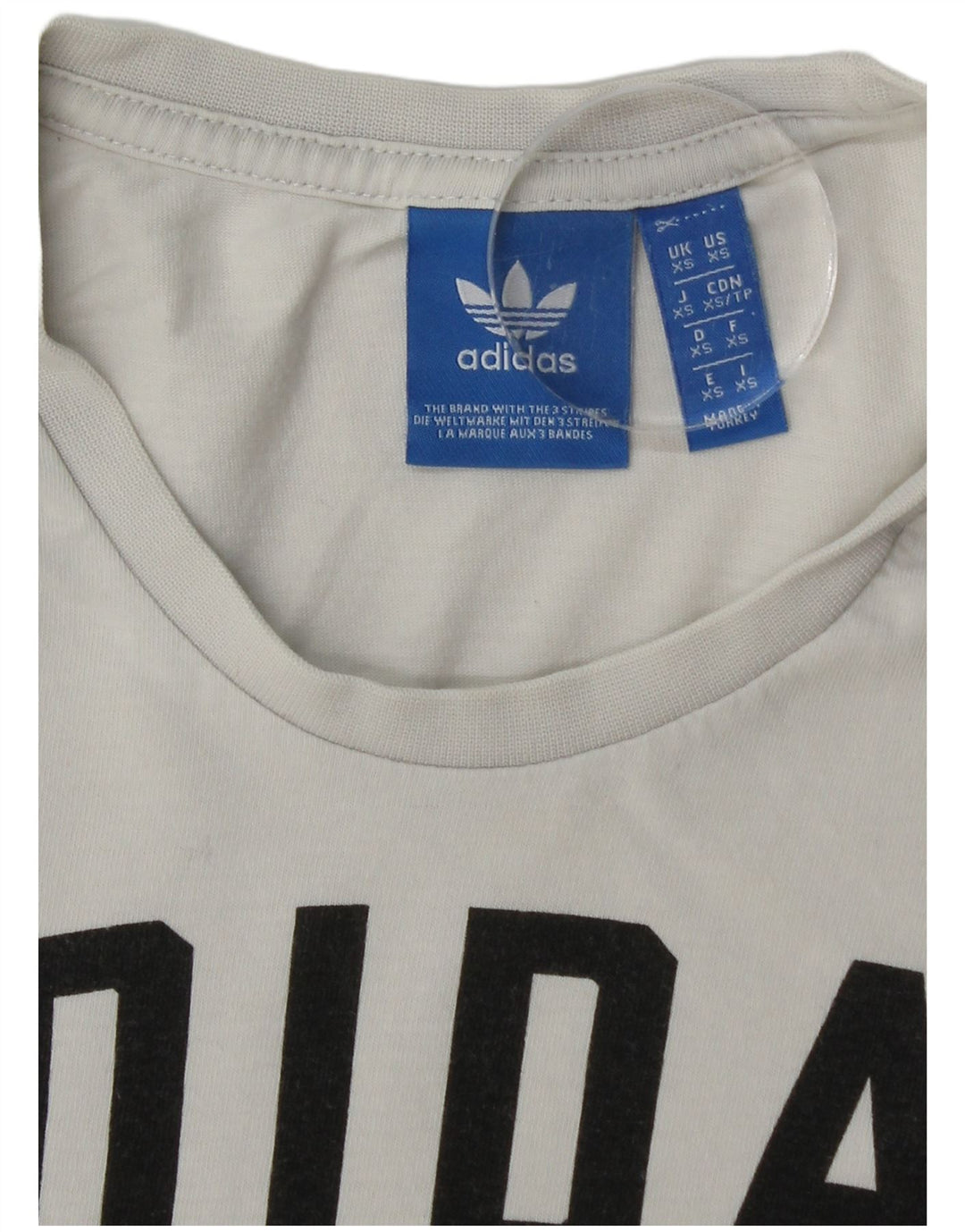 ADIDAS T-Shirt Graphique Homme XS Blanc