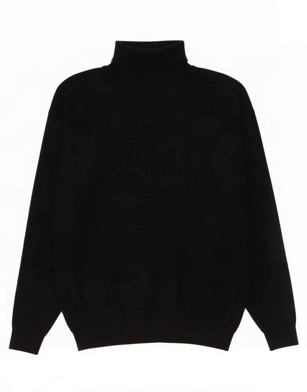 Zara Pull col roulé pour homme Noir Taille L