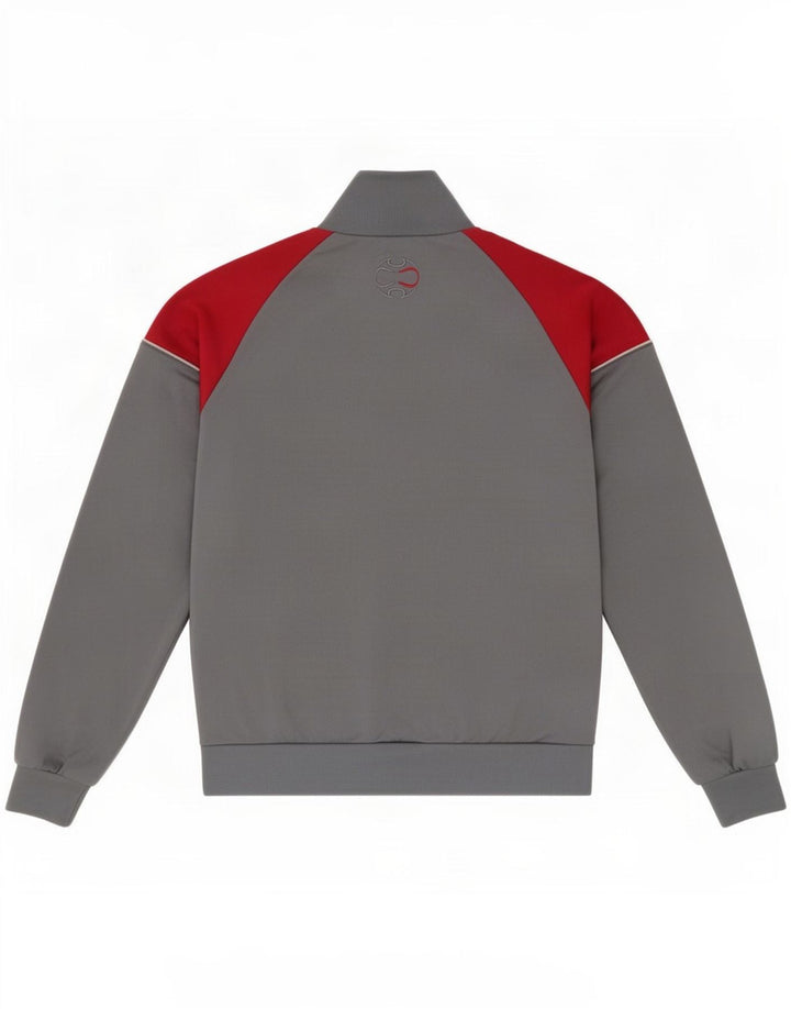 Adidas Veste de Survêtement Garçon 13-14 Ans Gris Colorblock Polyester