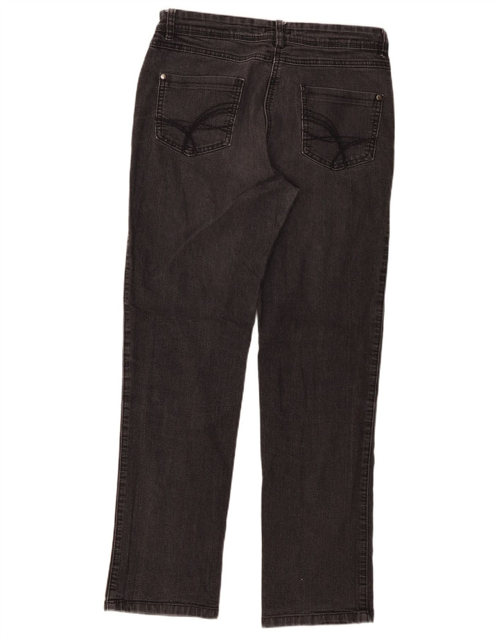 M&Co Jean droit pour femme UK 12 Medium W30 L30 Gris