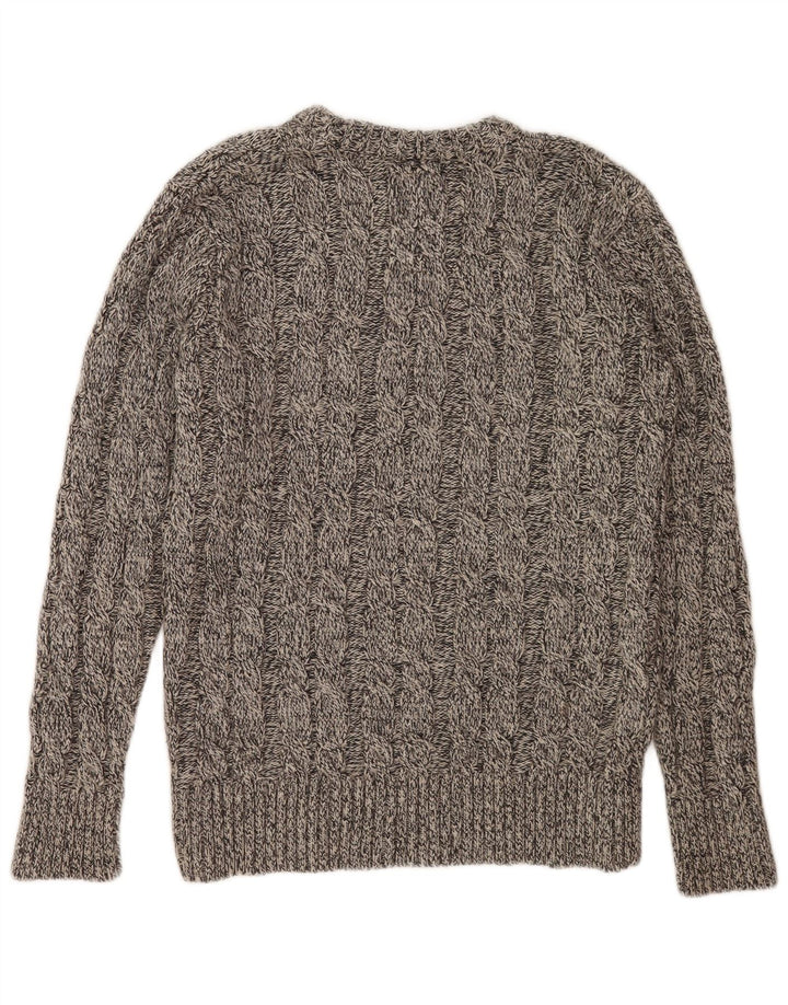Superdry Pull Ras du Cou Pull Homme Gris Moyen Acrylique Moucheté