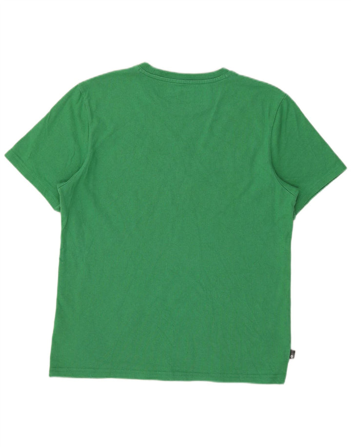Timberland Tee-Shirt Regular Fit Graphic Homme Vert Moyen Coton