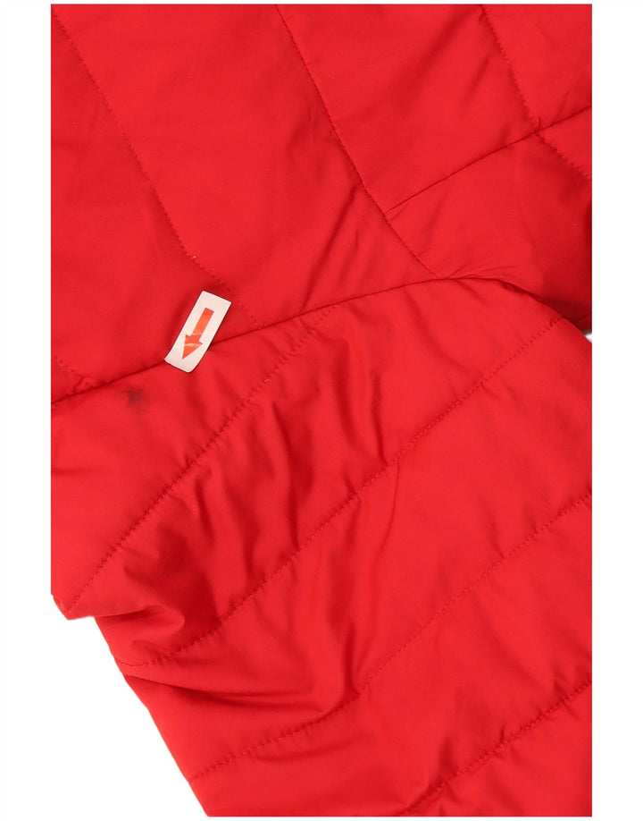 Columbia Veste matelassée à capuche pour femme UK 18 XL Rouge Polyester