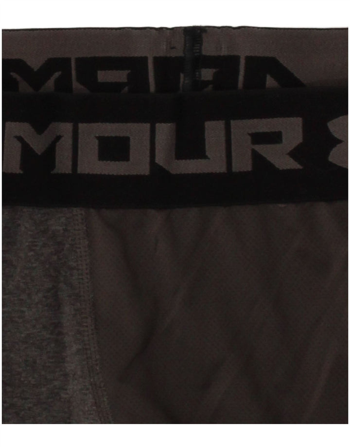 UNDER ARMOUR Mens Graphic Leggings Medium  Grey