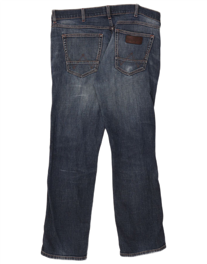 Wrangler Jean Slim Homme W35 L29 Bleu Marine