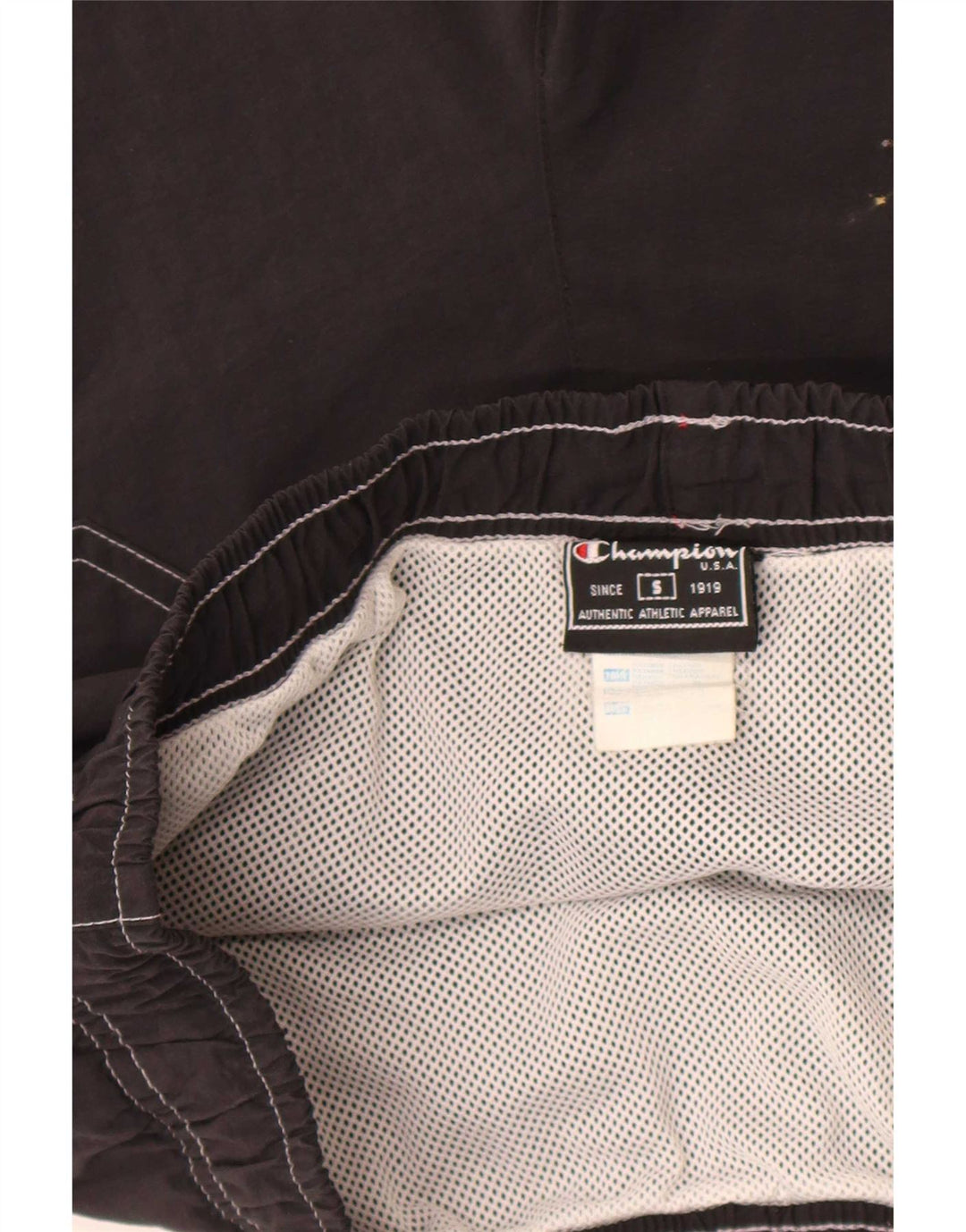 Champion Short de Bain Homme Petit Nylon Noir