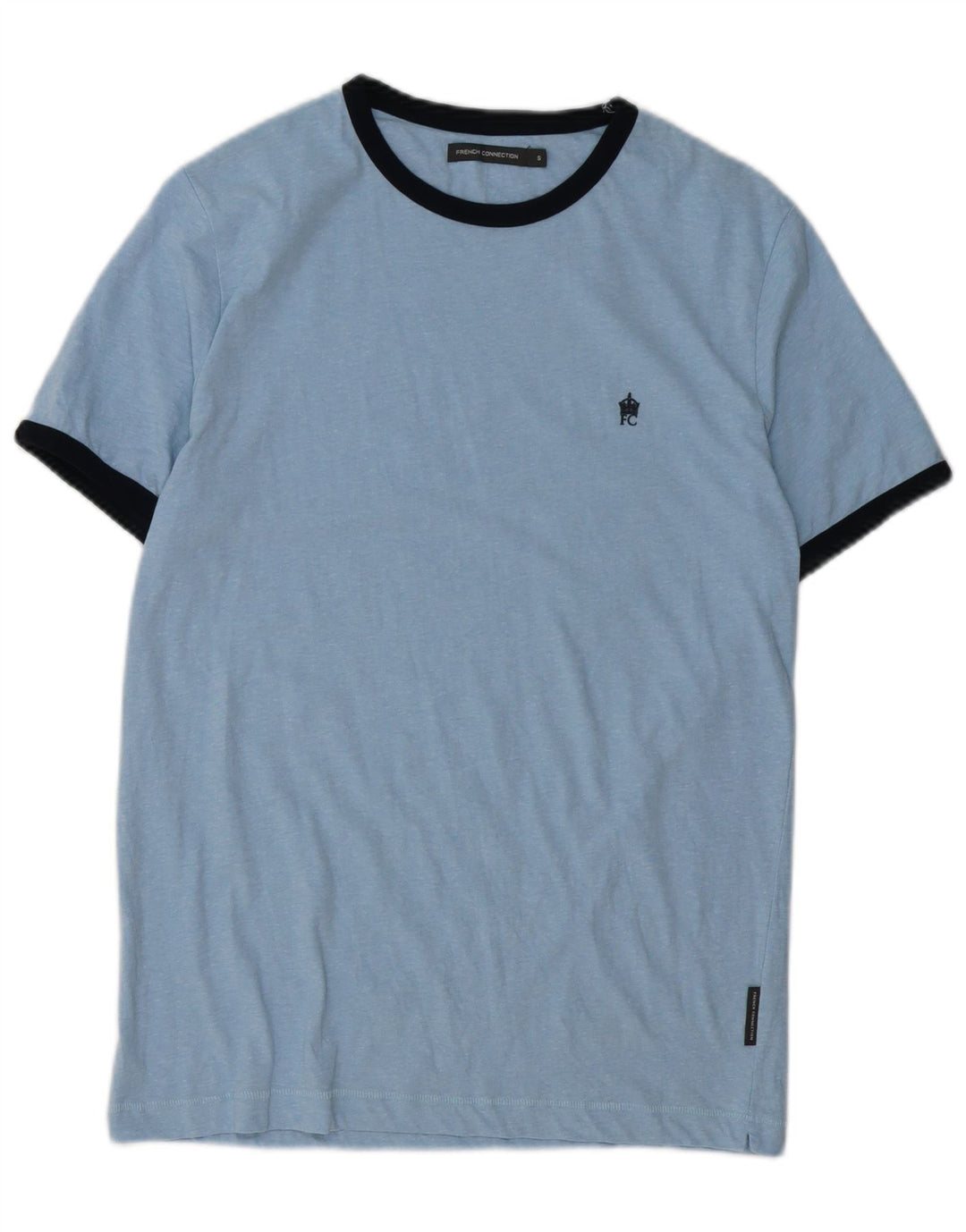 FRENCH CONNECTION T-Shirt Homme Petit Bleu Coton