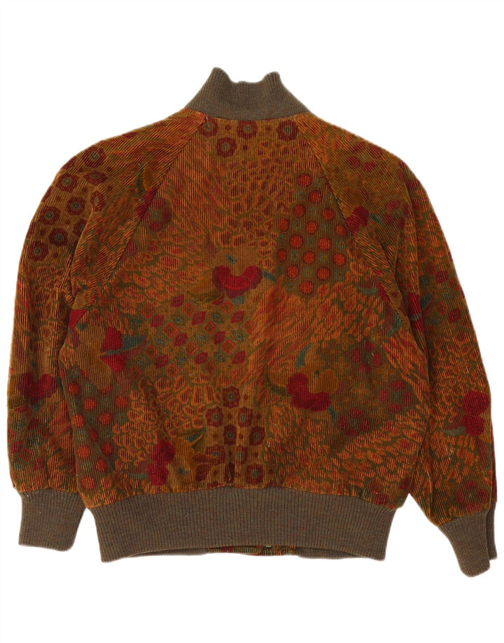 Bogner Veste Bomber Femme UK 18 XL Marron Floral