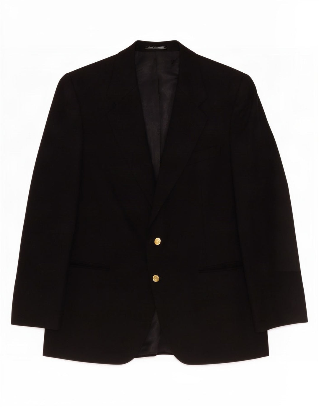 Burberrys Veste Blazer 2 Boutons Homme UK 42 Grande Laine Bleu Marine
