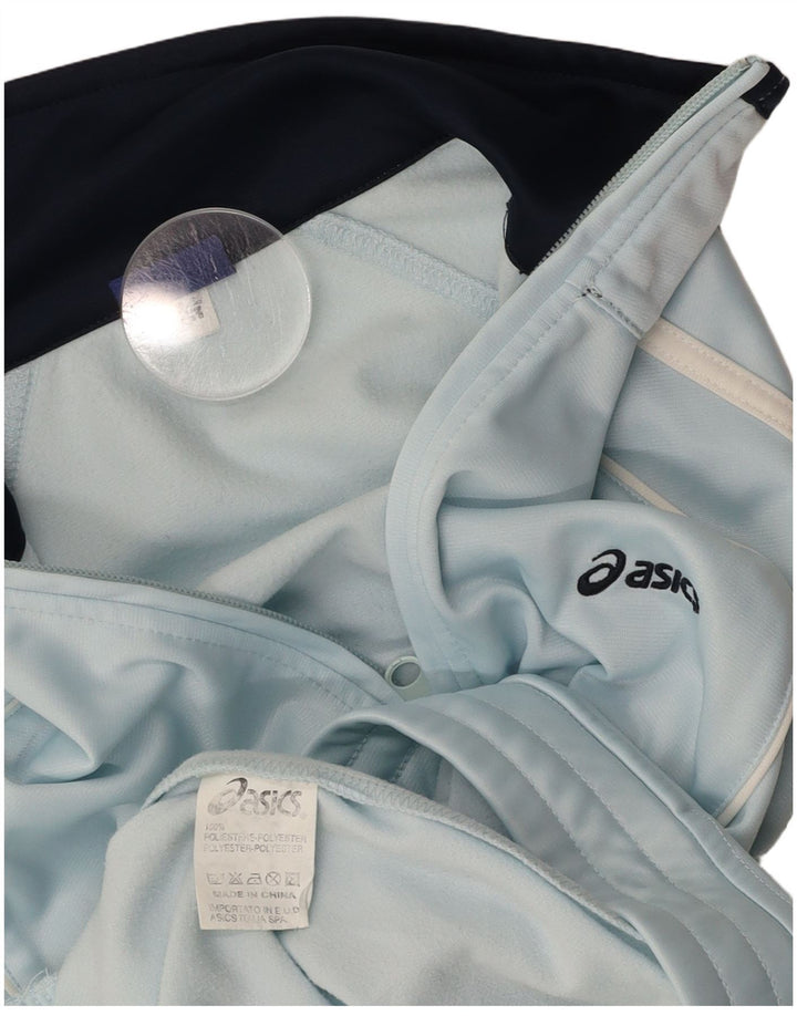 ASICS Veste de survêtement pour homme Bleu moyen Polyester